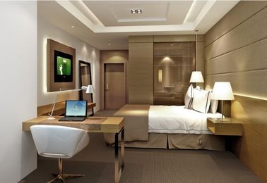 Мебели спальни гостиницы твердой древесины дружелюбное современной полноразмерное экологическое