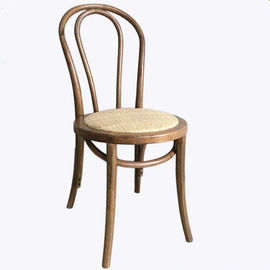 Высокие задние стулья твердой древесины ресторана/обили деревянные обедая стулья