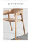 Современный стул ресторана твердой древесины/стулья ресторана деревянные удобные