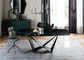 Подгонянная мебель живущей комнаты квадрата обеденного стола мрамора размера форменная