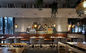 Деревянный кожаный стиль будочки ресторана обедая установленной дизайн подгонянный мебелью
