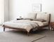 Кровать платформы мебели твердой древесины современного дизайна для размера спальни Мулти