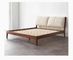 Кровать платформы мебели твердой древесины современного дизайна для размера спальни Мулти