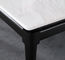 Нордическая светлая роскошная таблица столовой с мраморными ногами верхней части и нержавеющей стали