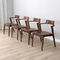 Удобные стулья твердой древесины ПУ кожаные для пользы кафе-бара/ресторана