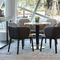 Современная древесина Коммерикал обедая стулья с кожей усаживает стиль моды элегантный