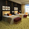 Наборы спальни мебели комнаты для гостей стиля гостиницы с деревянными 2 кроватями