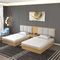 Твердые деревянные наборы мебели спальни гостиницы, сюиты спальни комнаты для гостей современные