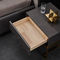Прикроватный столик Нигхцтанд роскошного отеля современный деревянный с ногами металла