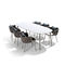 Мебель стула ленты нордического на открытом воздухе ротанга сада комбинации стула таблицы простая