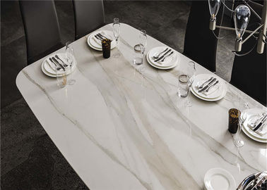Стиль прямоугольного квадратного мраморного обеденного стола популярный роскошный современный