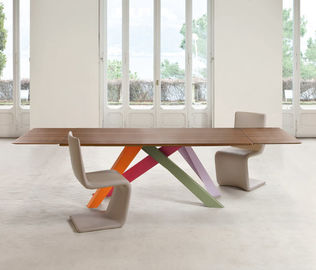 Дружелюбное верхнего коммерчески обеденного стола твердой древесины прямоугольное экологически