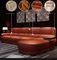 Кожаный диван Мулти Сеатер стиля верхнего сегмента нордический для пятизвездочной гостиницы/домашний